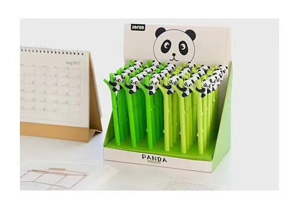 222262 PANDA ON BAMBOO GEL PEN-5