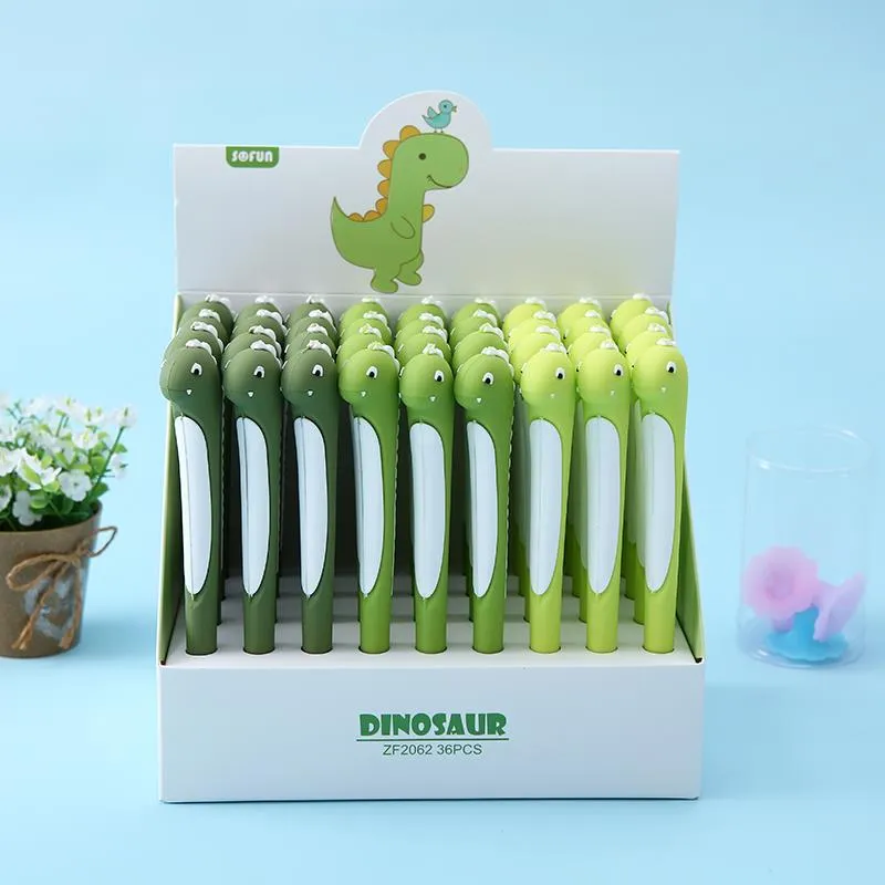 223212 LONG DINOSAUR GEL PEN-8