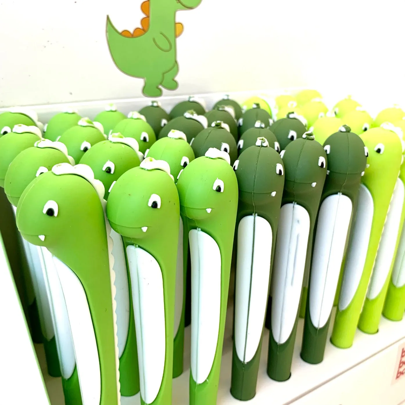 223212 LONG DINOSAUR GEL PEN-8