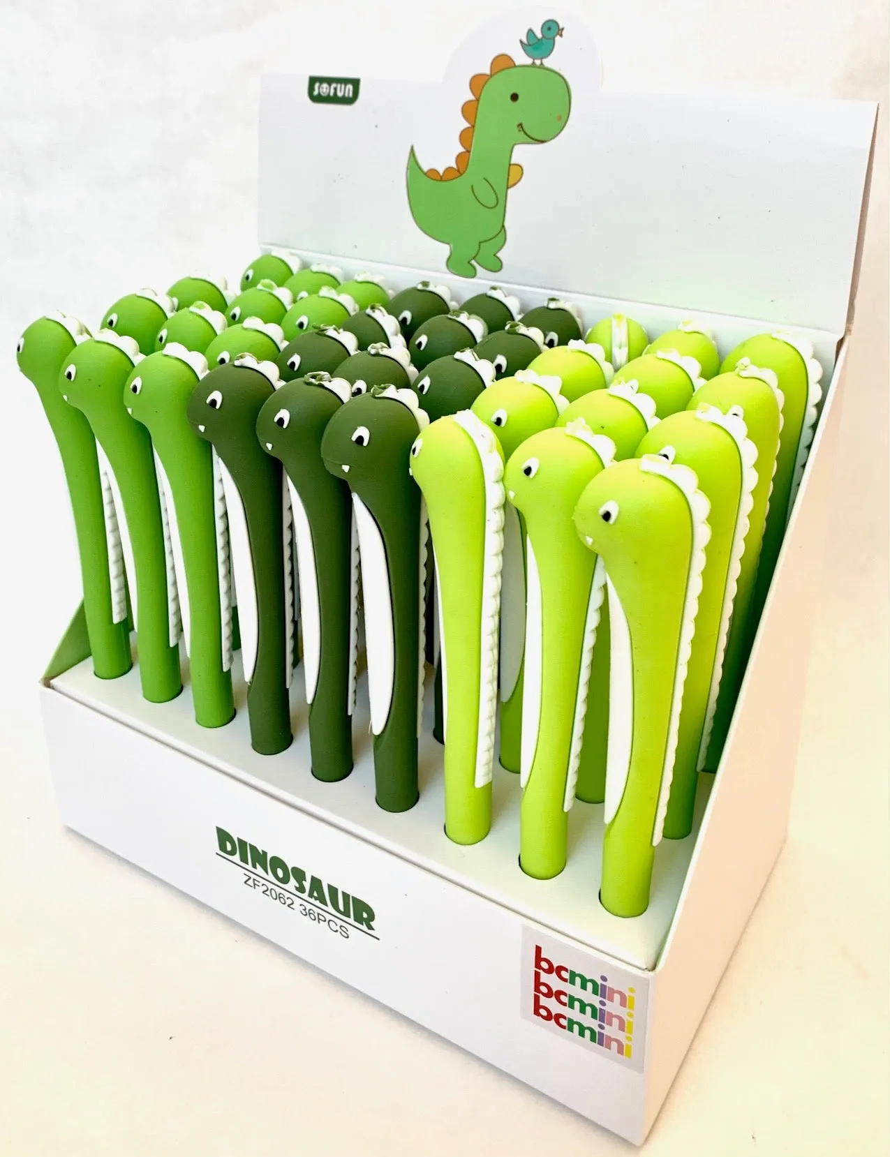 223212 LONG DINOSAUR GEL PEN-8