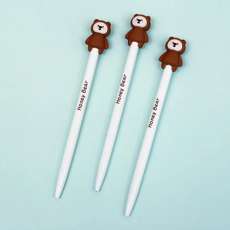 22397 HONEY BEAR RETRACTABLE GEL PEN-36