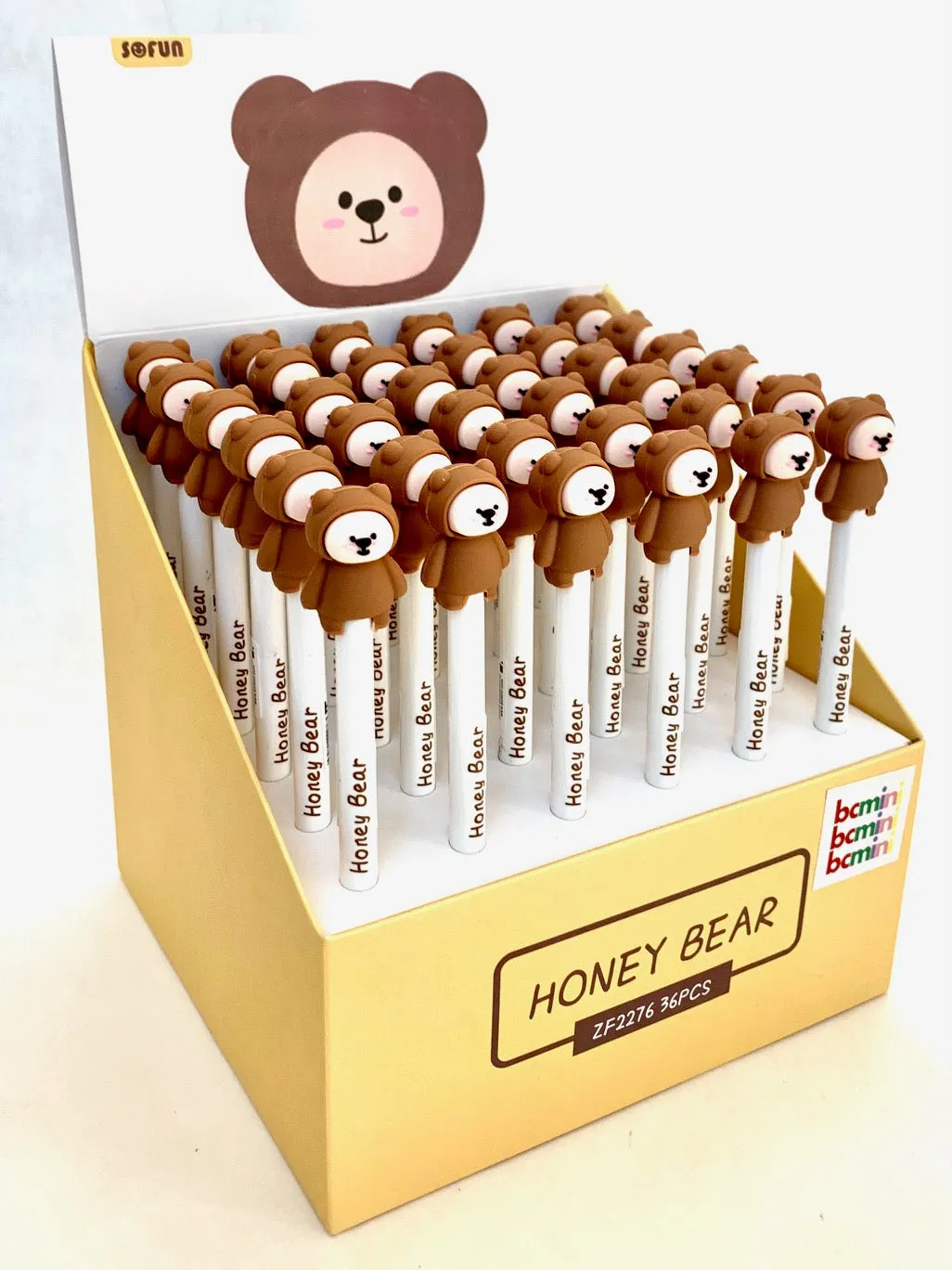 22397 HONEY BEAR RETRACTABLE GEL PEN-36