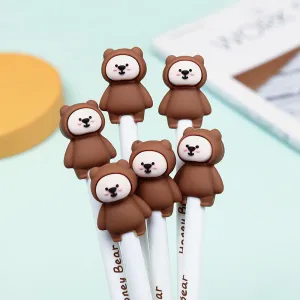 22397 HONEY BEAR RETRACTABLE GEL PEN-36