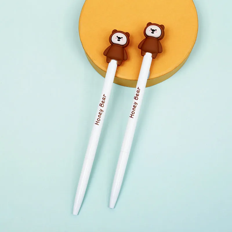 22397 HONEY BEAR RETRACTABLE GEL PEN-36