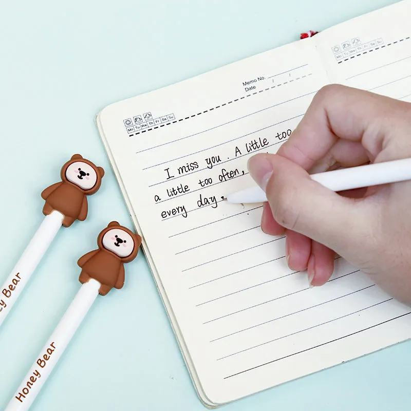 22397 HONEY BEAR RETRACTABLE GEL PEN-36