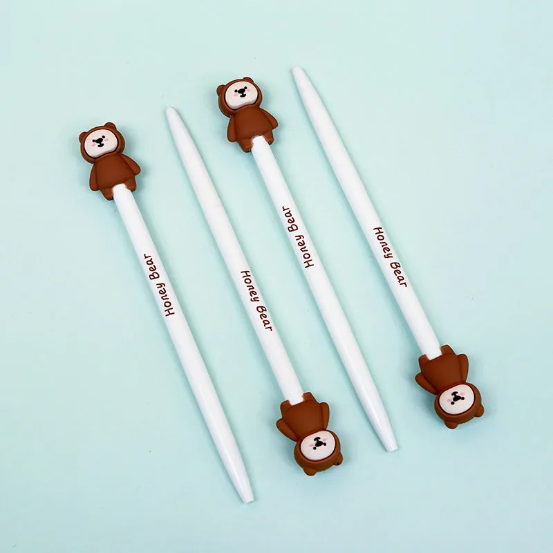 22397 HONEY BEAR RETRACTABLE GEL PEN-36