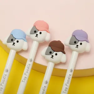 224012 TOY POODLE RETRACTABLE GEL PEN-35
