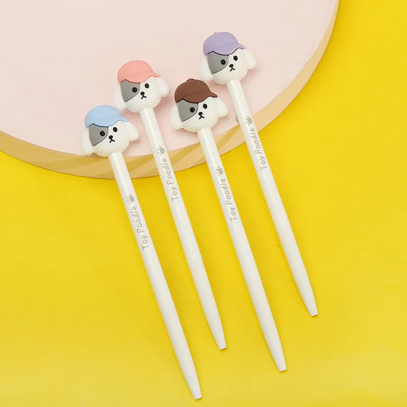 224012 TOY POODLE RETRACTABLE GEL PEN-35