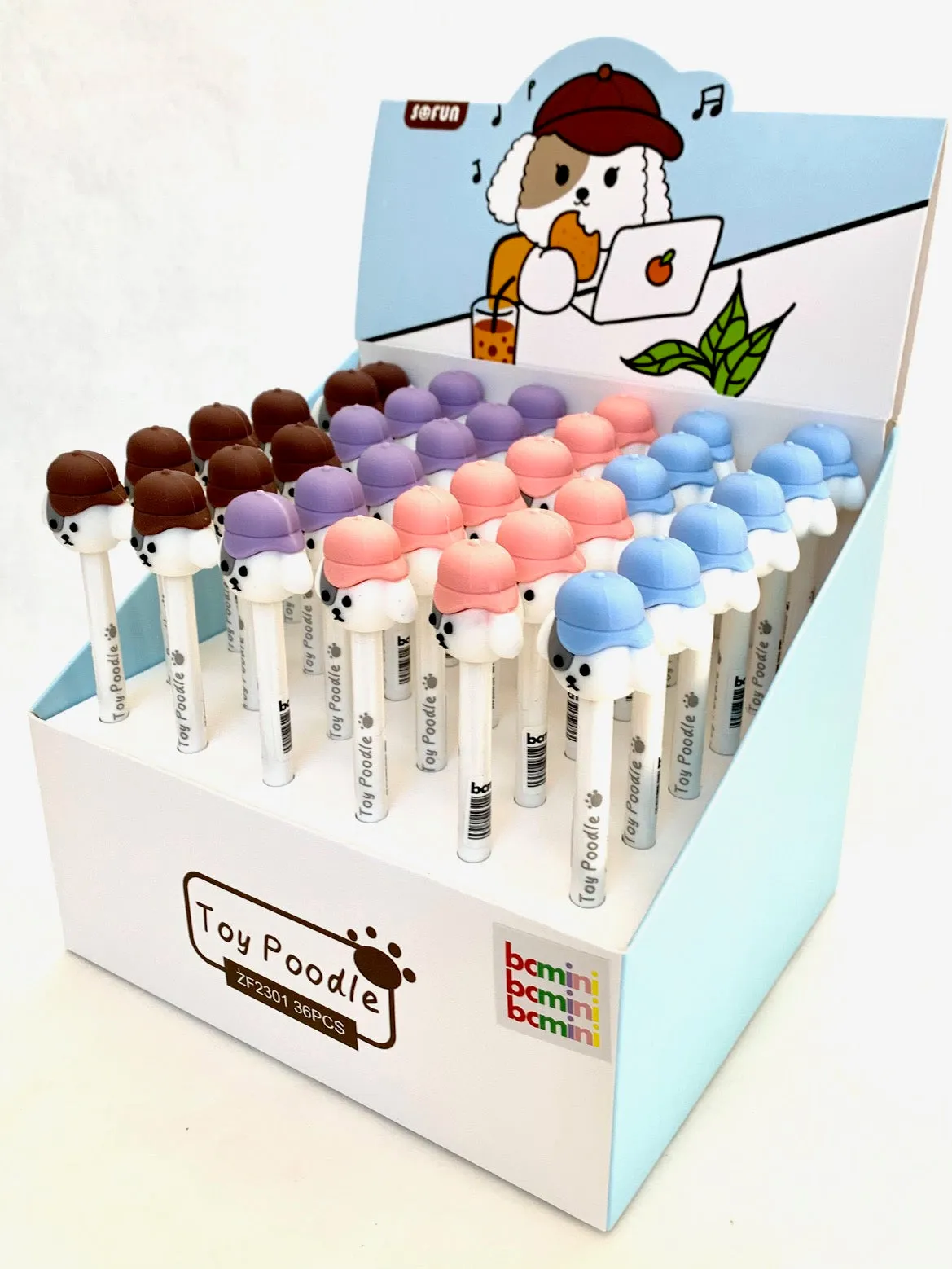 224012 TOY POODLE RETRACTABLE GEL PEN-35