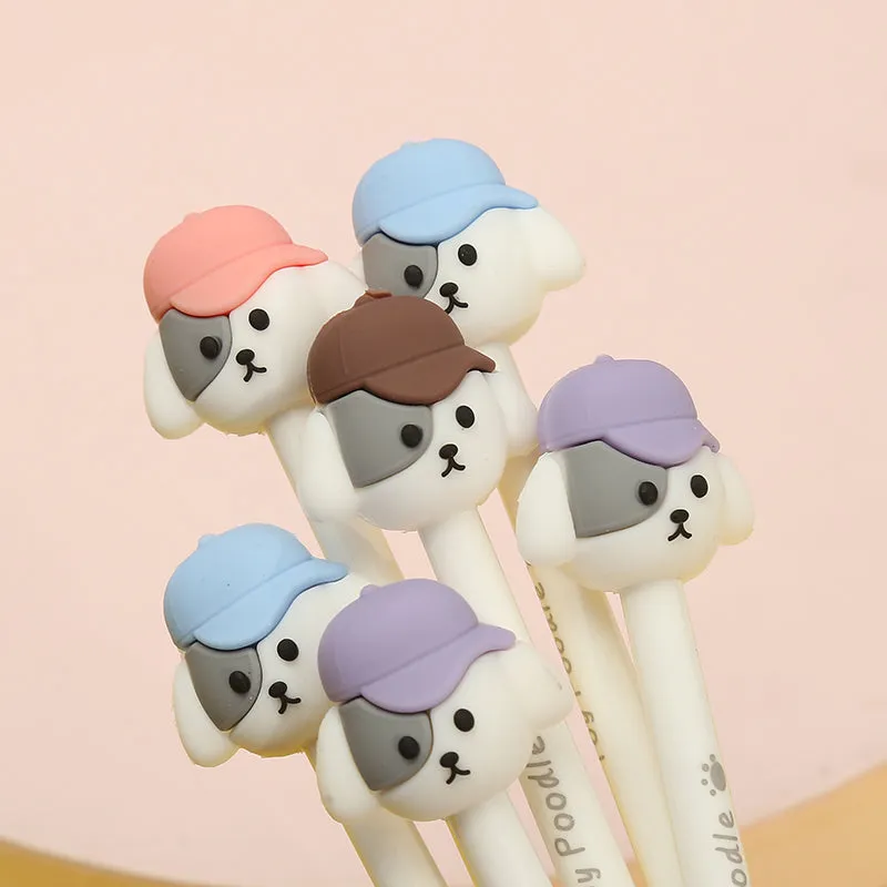 224012 TOY POODLE RETRACTABLE GEL PEN-35