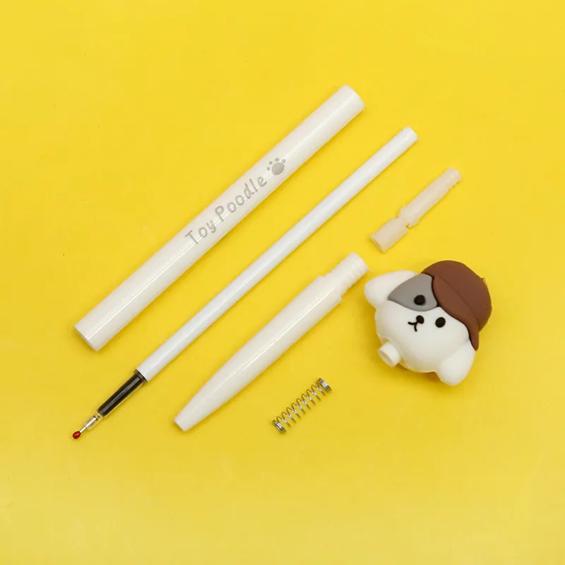 224012 TOY POODLE RETRACTABLE GEL PEN-35