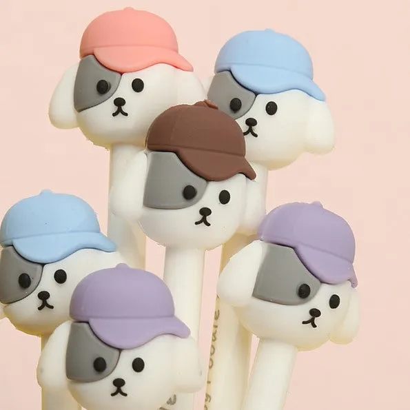 224012 TOY POODLE RETRACTABLE GEL PEN-35