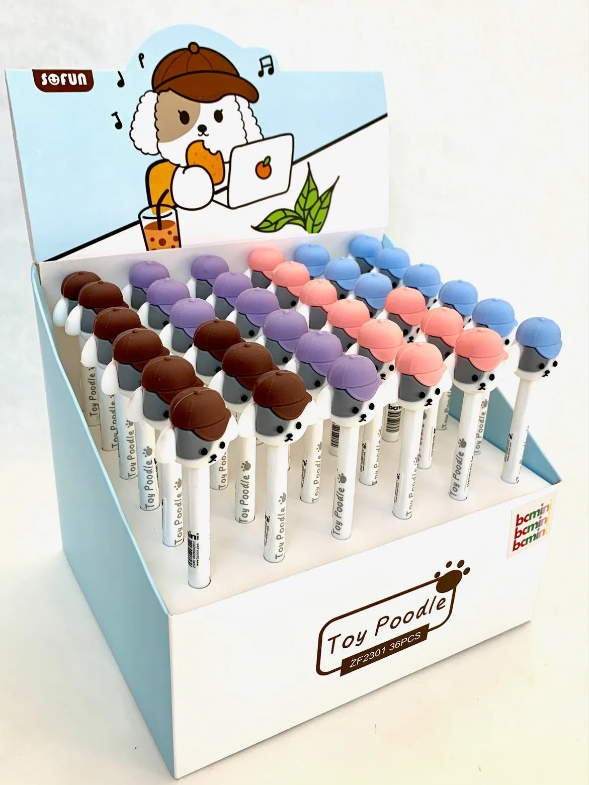 224012 TOY POODLE RETRACTABLE GEL PEN-35