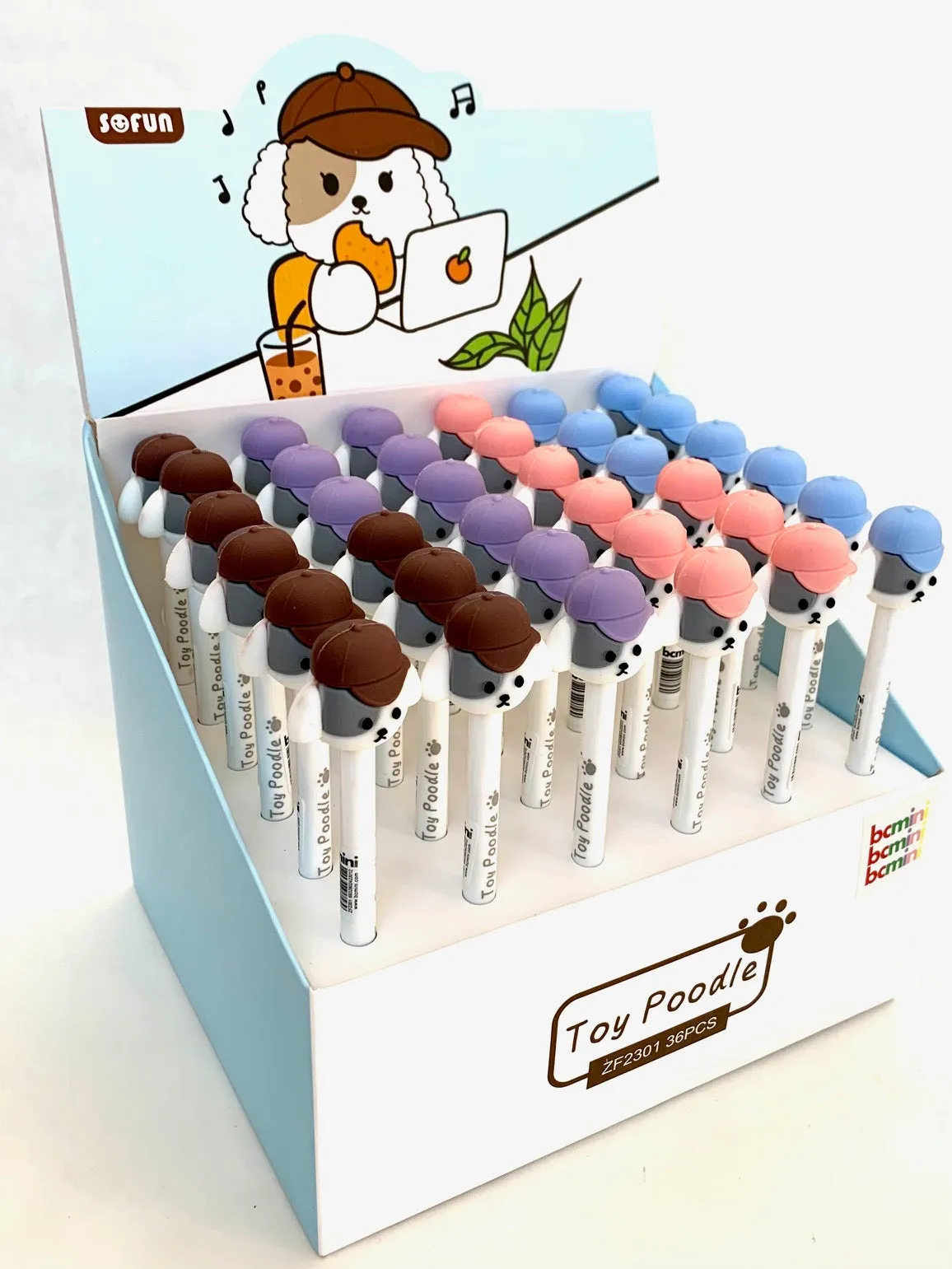224012 TOY POODLE RETRACTABLE GEL PEN-35