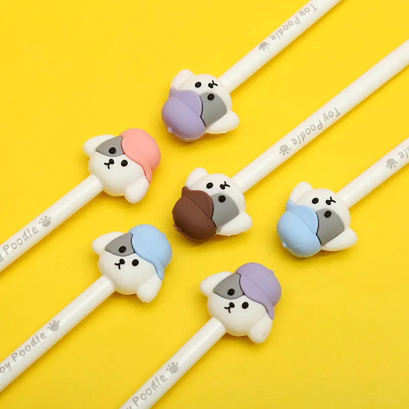 224012 TOY POODLE RETRACTABLE GEL PEN-35