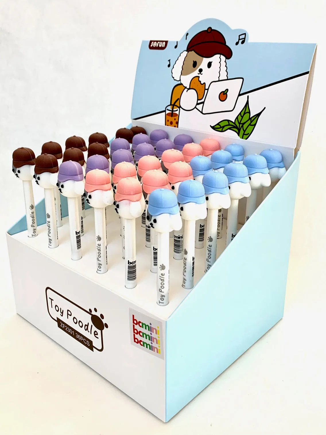 224012 TOY POODLE RETRACTABLE GEL PEN-35