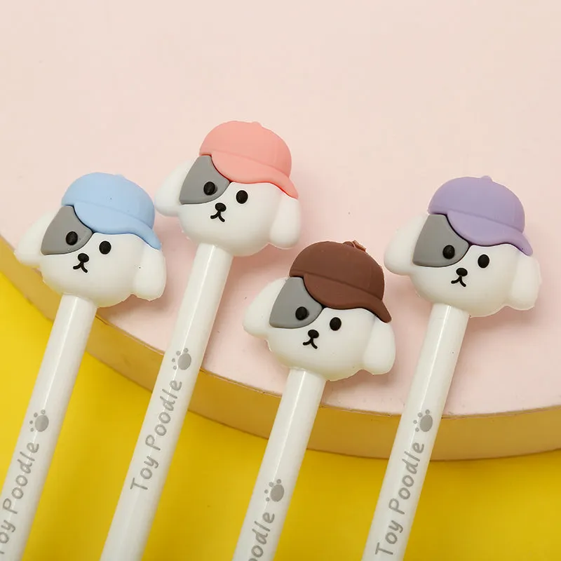 224012 TOY POODLE RETRACTABLE GEL PEN-35