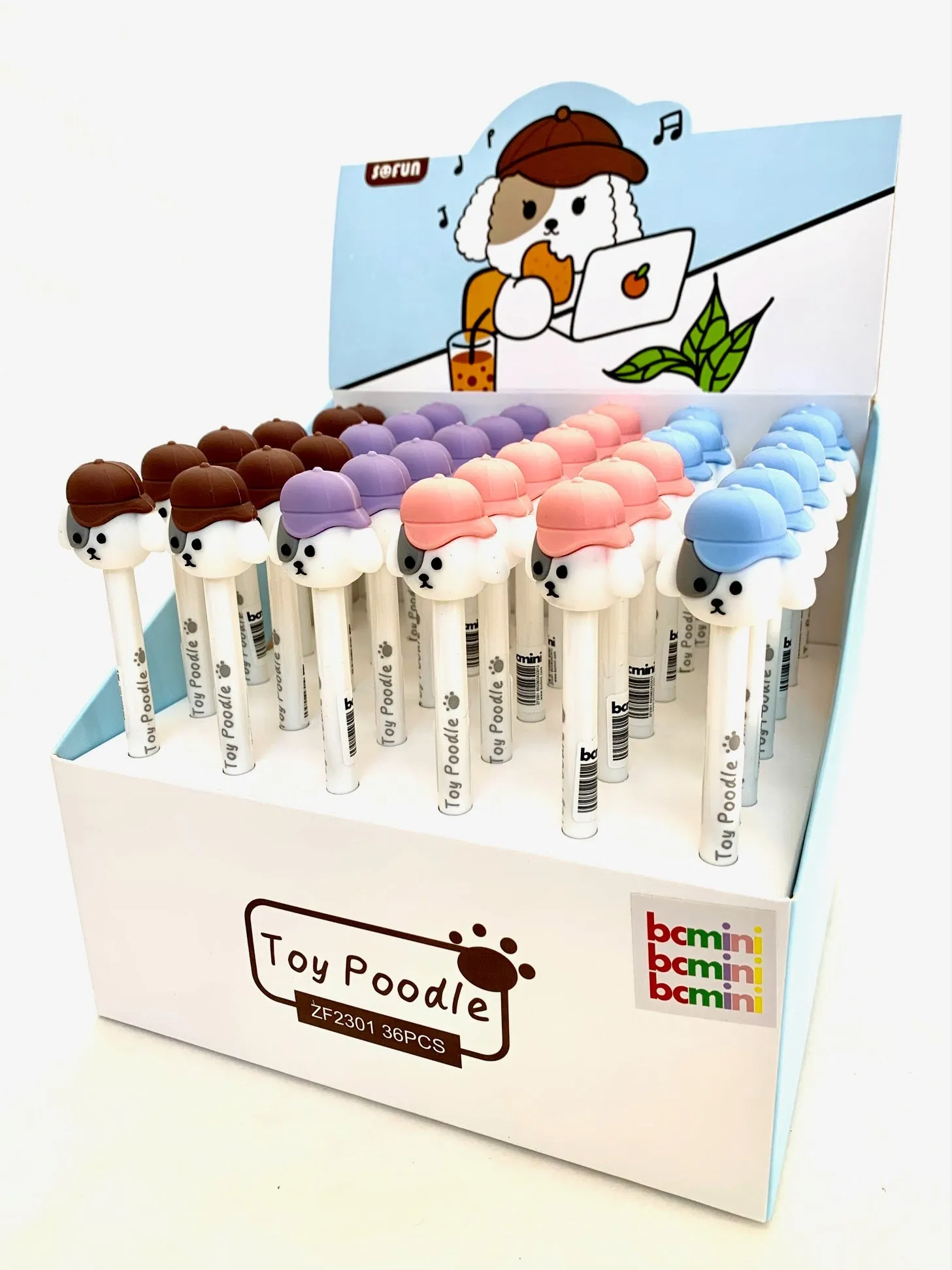 224012 TOY POODLE RETRACTABLE GEL PEN-35