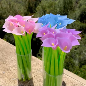 224122 COLOR CHANGING LILY FLOWER GEL PEN-39