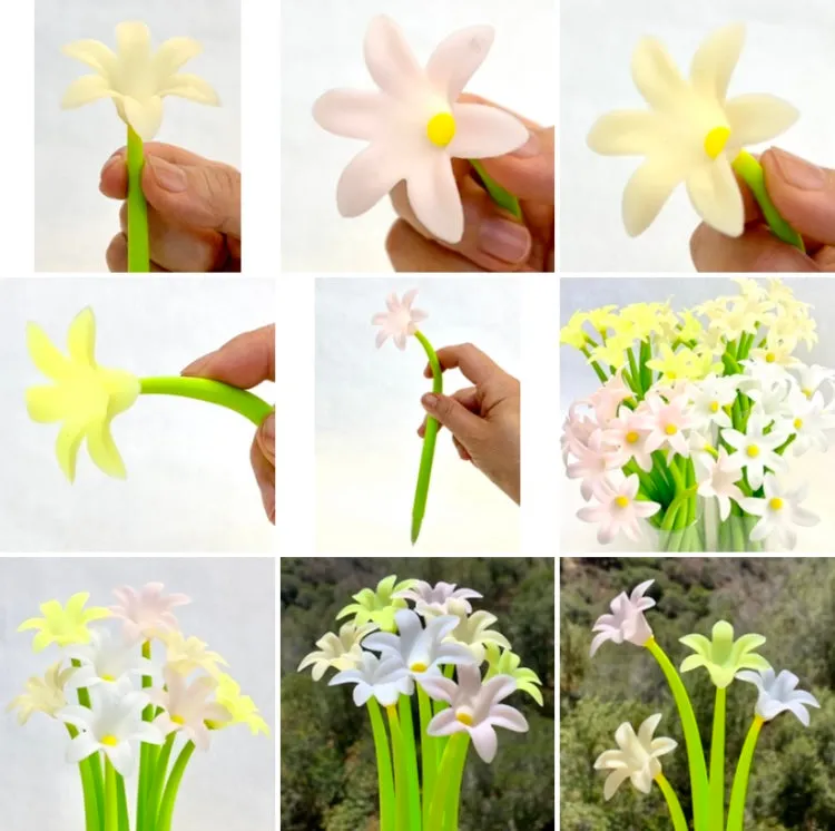 22414 LILY FLOWER GEL PEN-48