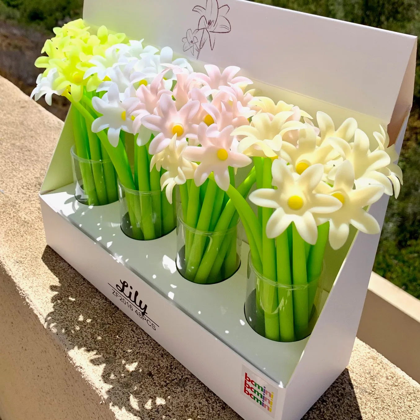 22414 LILY FLOWER GEL PEN-48