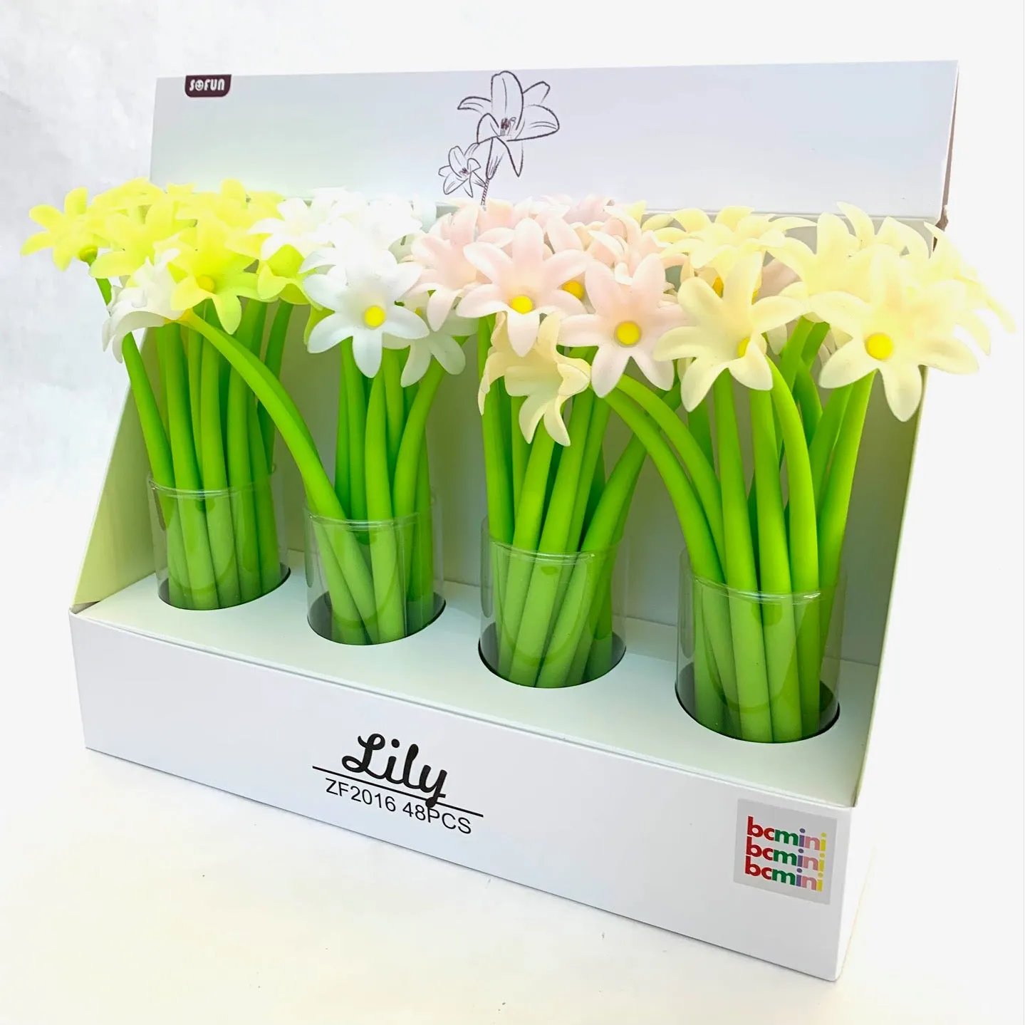 22414 LILY FLOWER GEL PEN-48