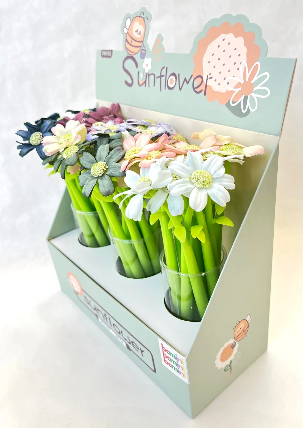 224672 DAISY FLOWER WIGGLE GEL PEN-26