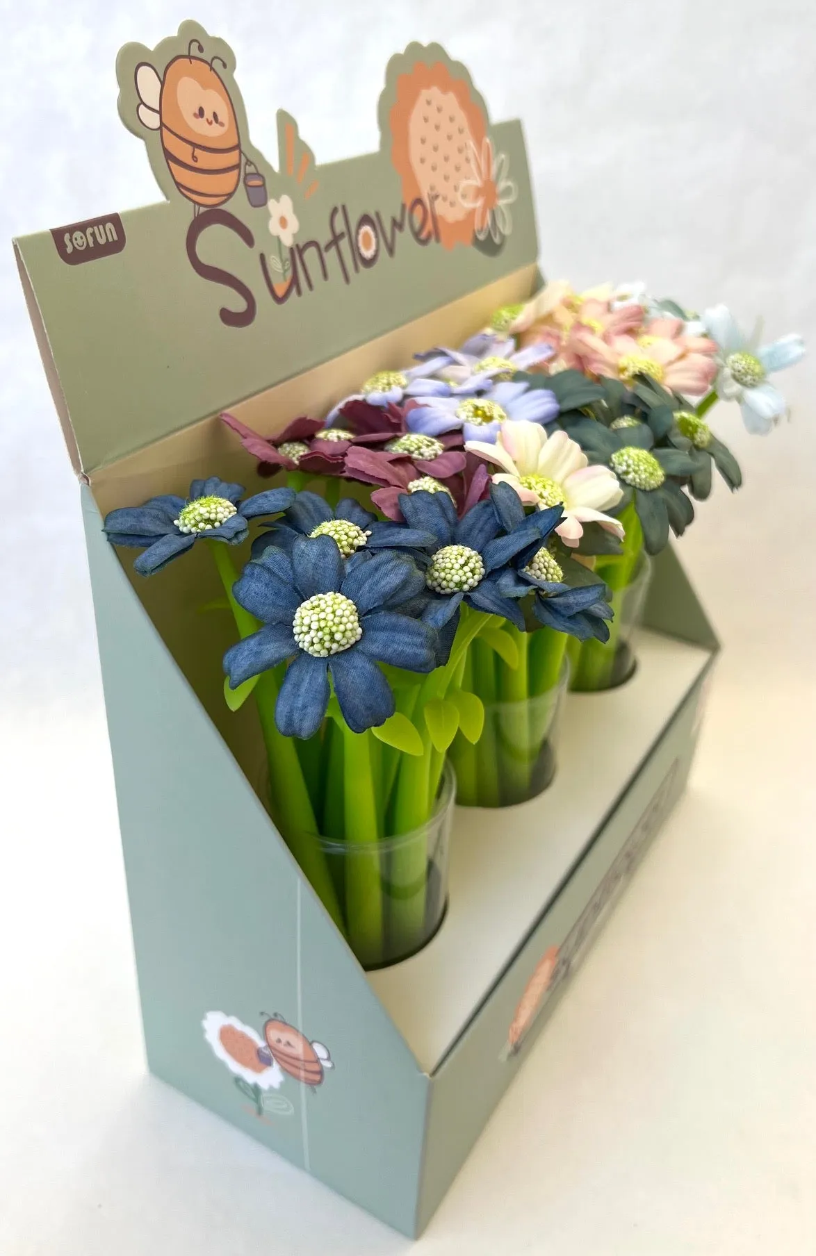 224672 DAISY FLOWER WIGGLE GEL PEN-26