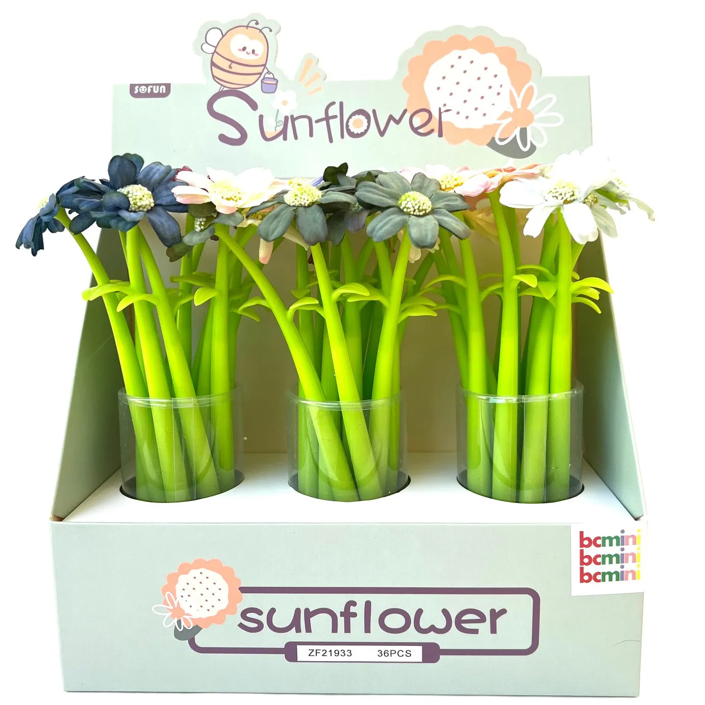 224672 DAISY FLOWER WIGGLE GEL PEN-26