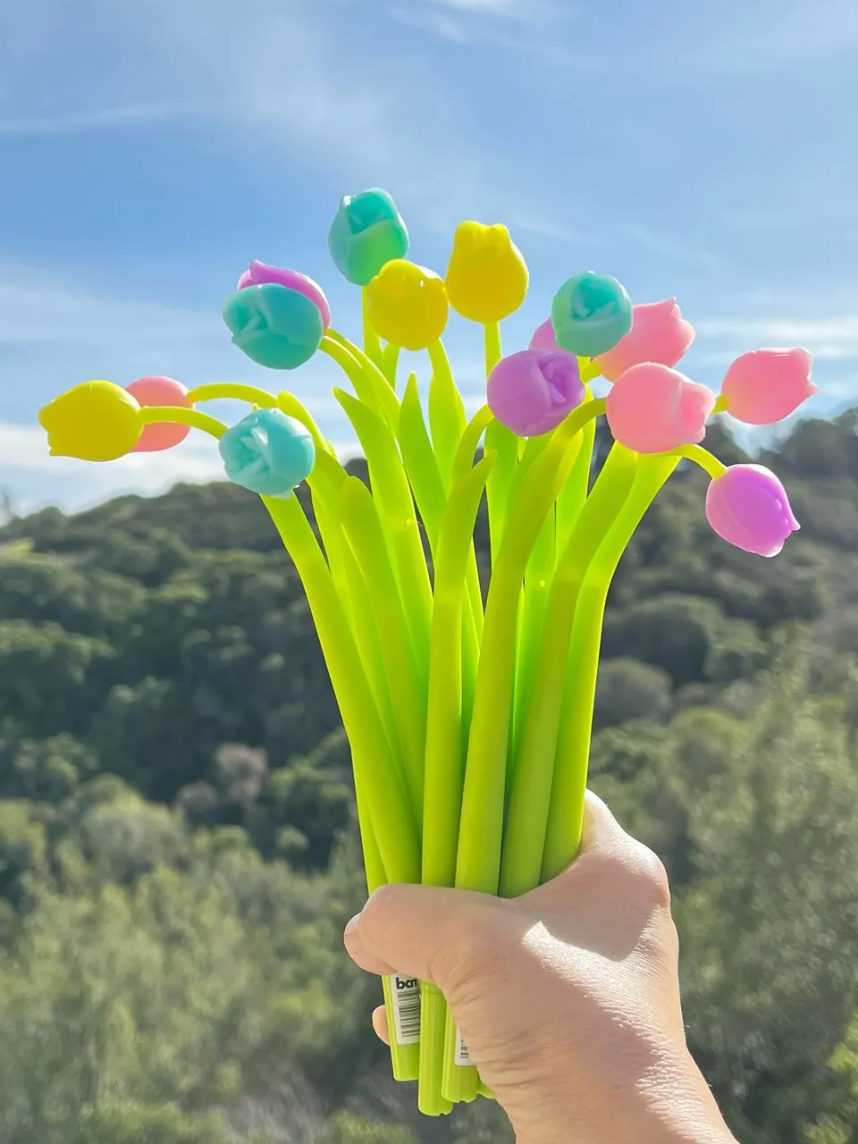 22469 TULIP FLOWER WIGGLE GEL PEN-48