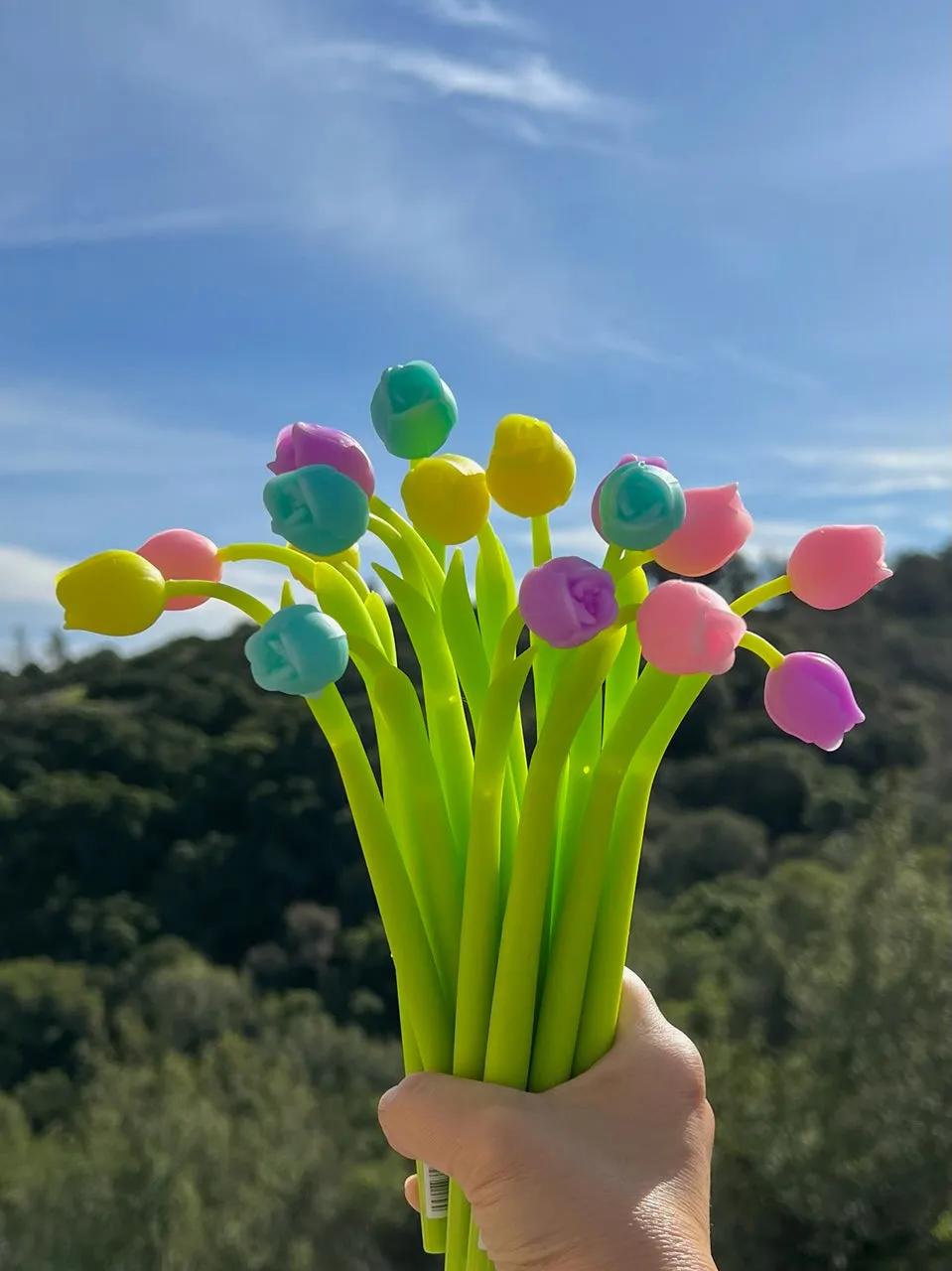 22469 TULIP FLOWER WIGGLE GEL PEN-48