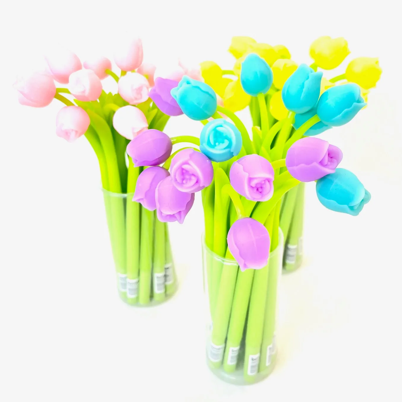 22469 TULIP FLOWER WIGGLE GEL PEN-48