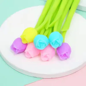 22469 TULIP FLOWER WIGGLE GEL PEN-48
