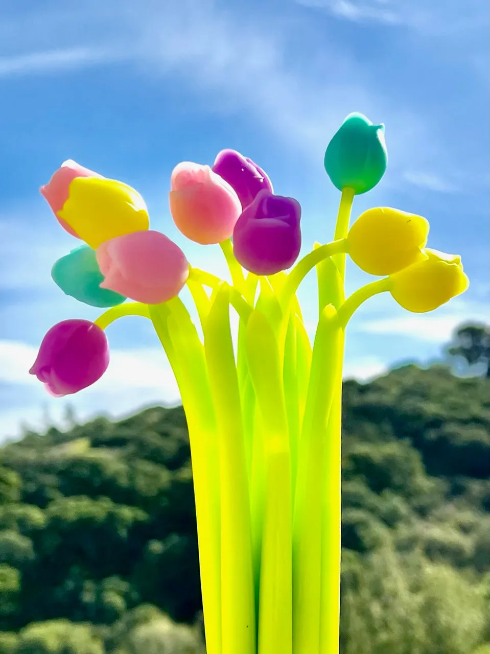 22469 TULIP FLOWER WIGGLE GEL PEN-48