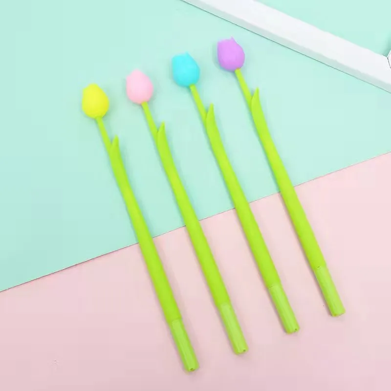 22469 TULIP FLOWER WIGGLE GEL PEN-48
