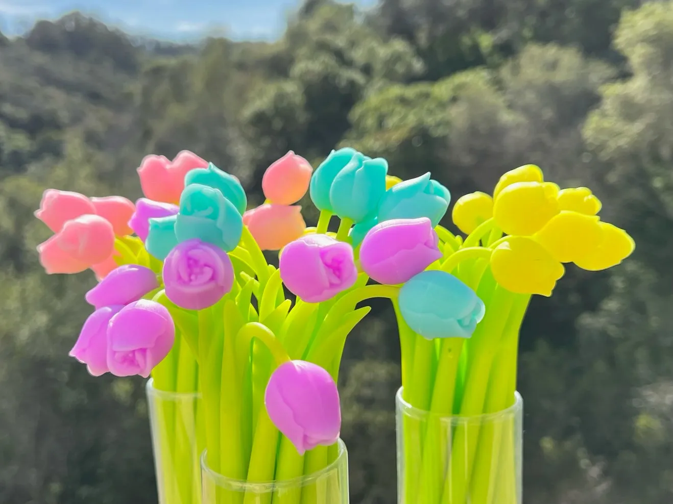 22469 TULIP FLOWER WIGGLE GEL PEN-48
