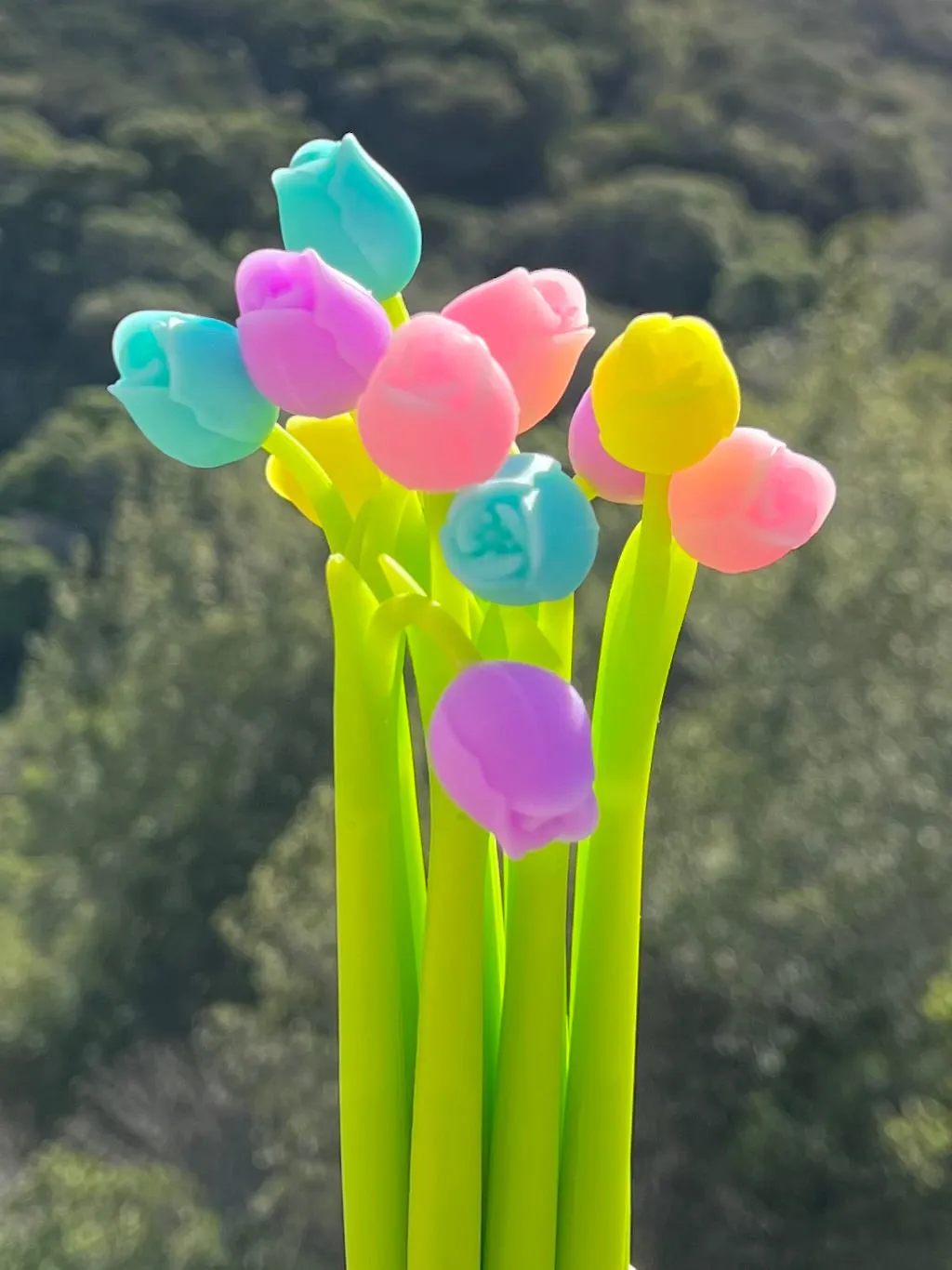 22469 TULIP FLOWER WIGGLE GEL PEN-48