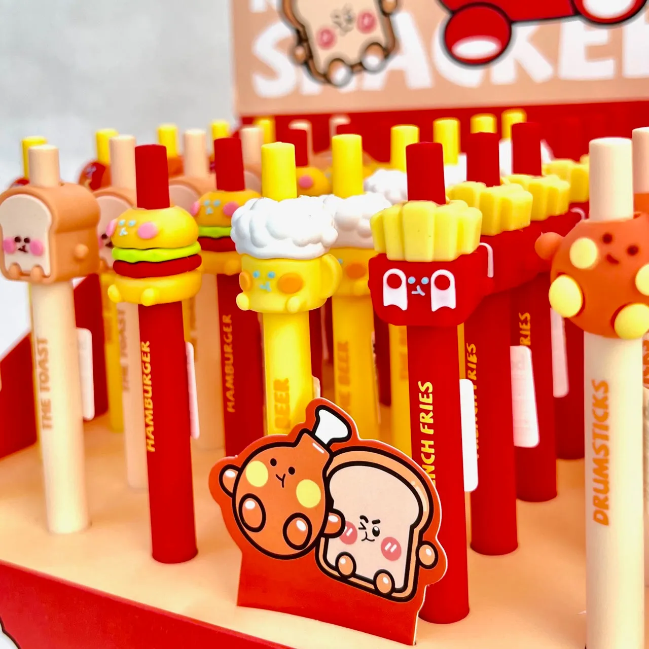 22559 FAST FOOD SNACK RETRACTABLE GEL PEN-36