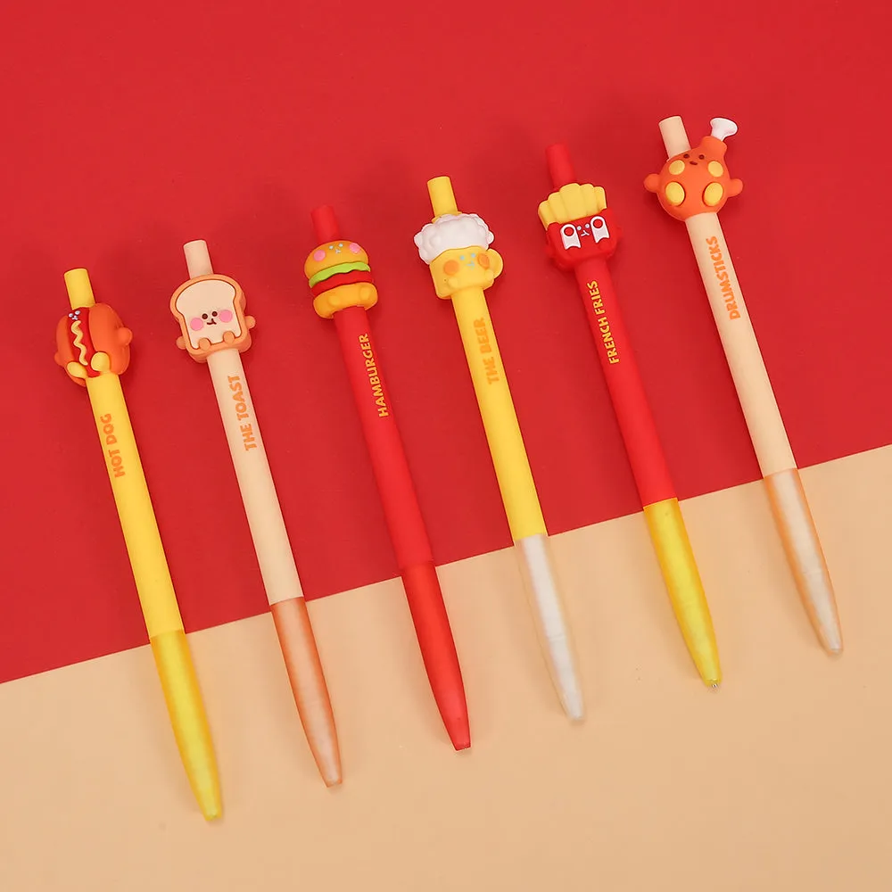 22559 FAST FOOD SNACK RETRACTABLE GEL PEN-36