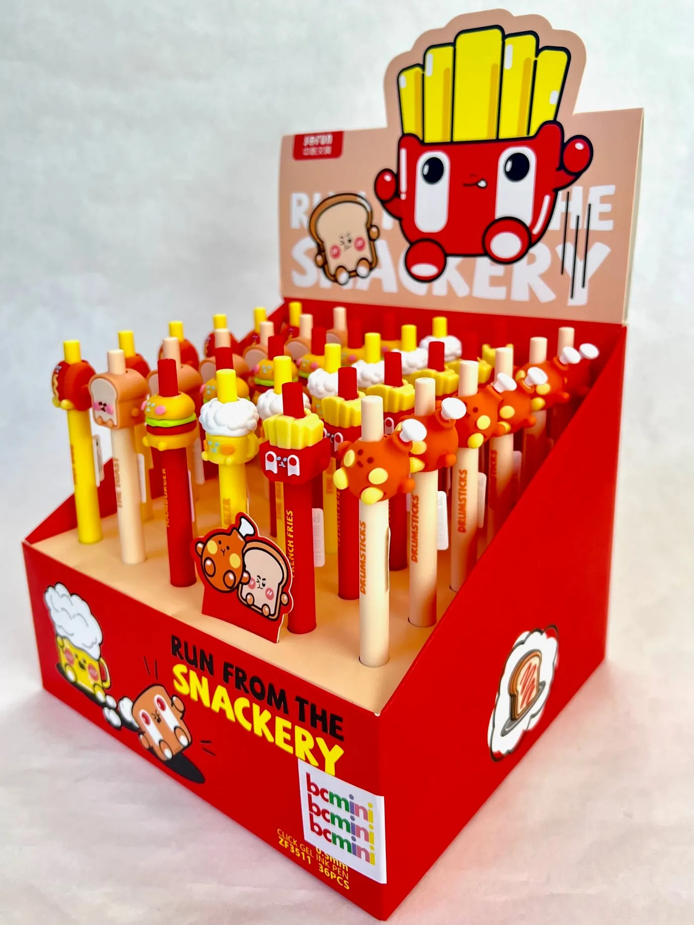 22559 FAST FOOD SNACK RETRACTABLE GEL PEN-36