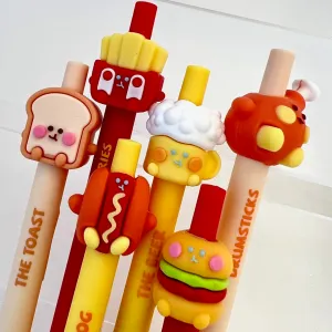 22559 FAST FOOD SNACK RETRACTABLE GEL PEN-36