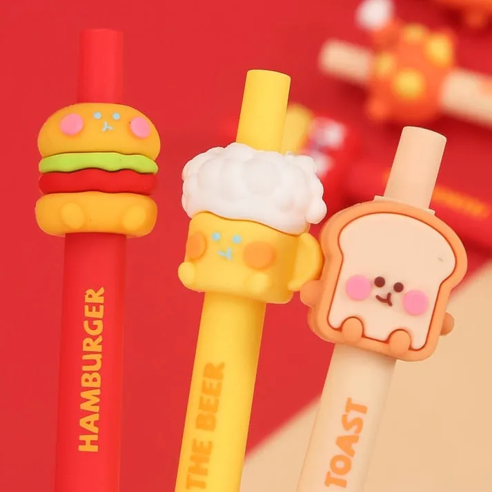 22559 FAST FOOD SNACK RETRACTABLE GEL PEN-36
