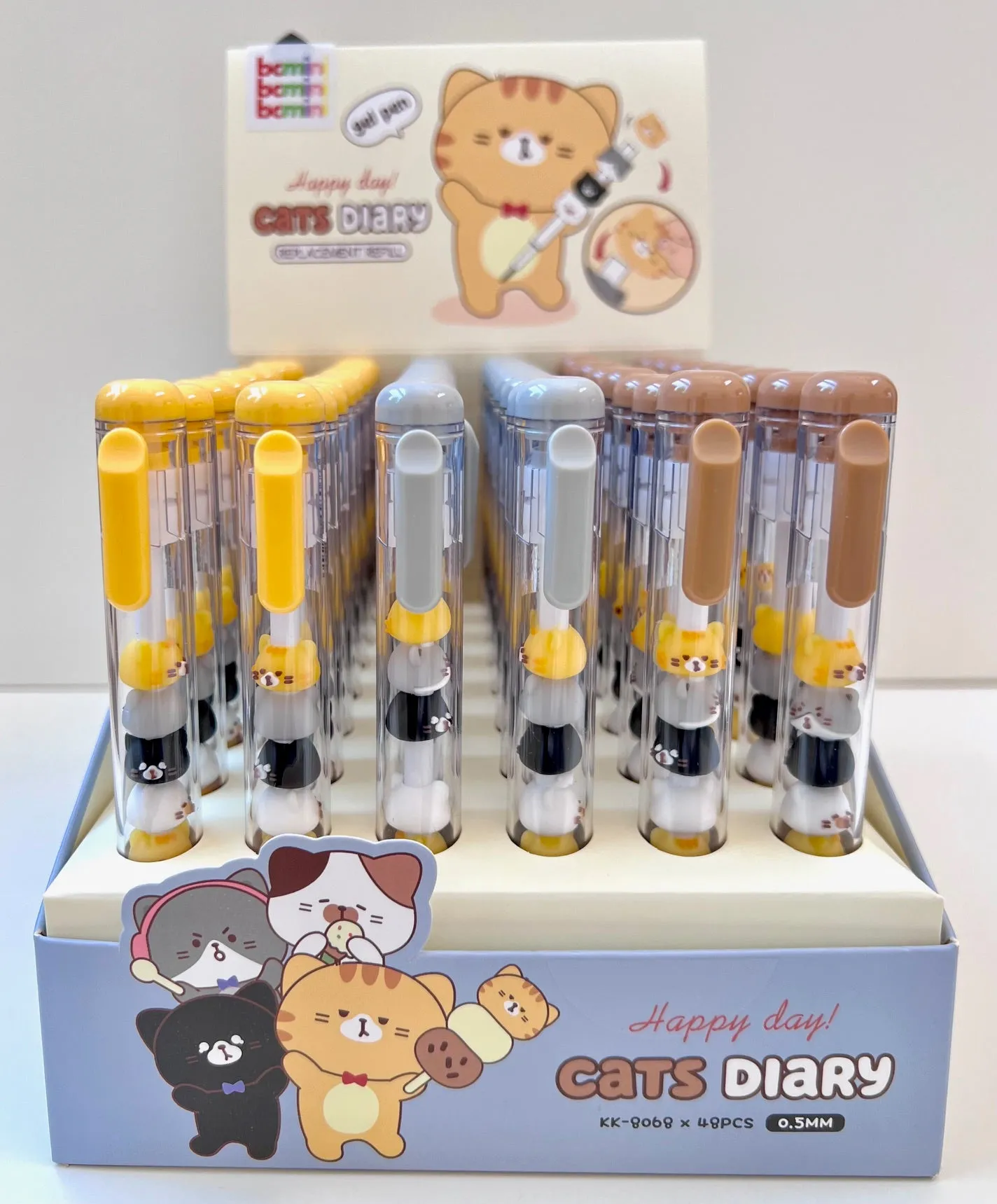 22621 CAT STACK GEL PEN-48