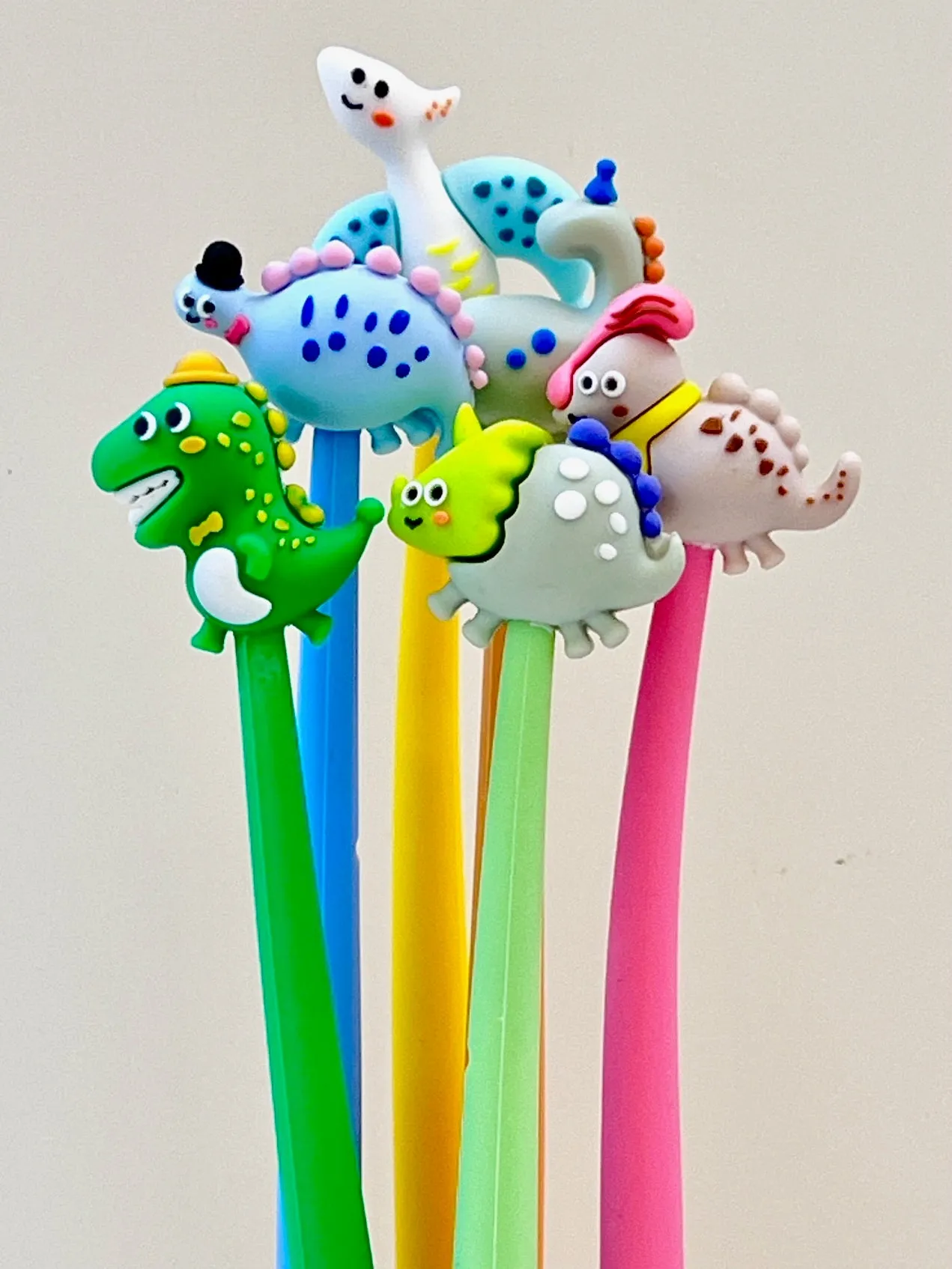 22623 DINO CARTOON GEL PEN-48
