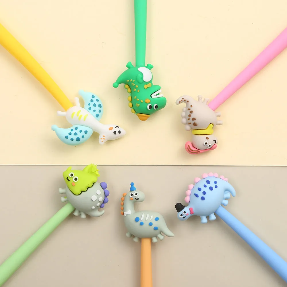 22623 DINO CARTOON GEL PEN-48