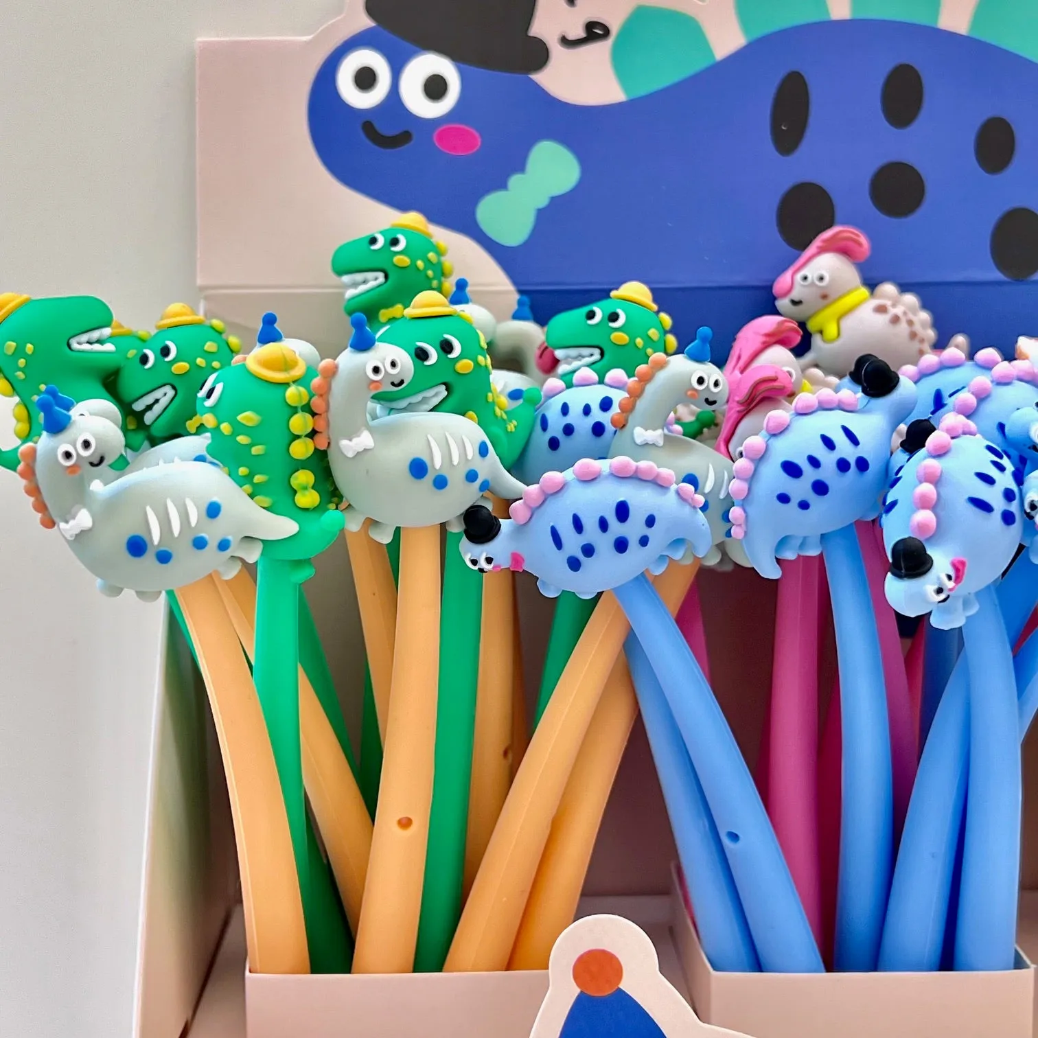 22623 DINO CARTOON GEL PEN-48