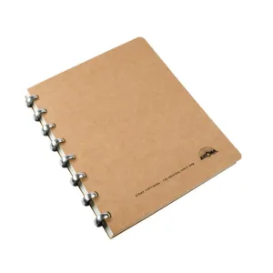 Atoma Amazing Texon Cover Disc-Bound Refillable Notebook Brown 165 x 210