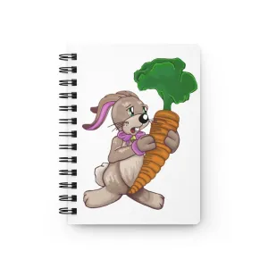 Bunny with Carrot Spiral Bound Journal