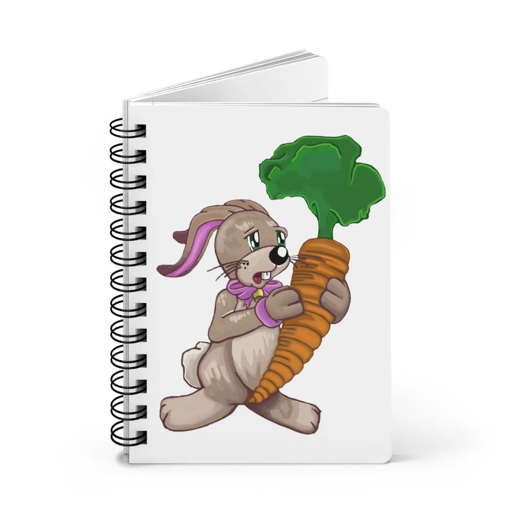 Bunny with Carrot Spiral Bound Journal