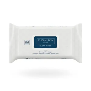 Clean Skin Club Clean Wipes 30pcs